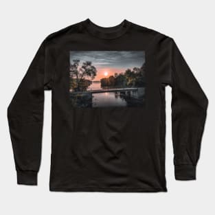 Sunrise Bridge on the River V3 Long Sleeve T-Shirt